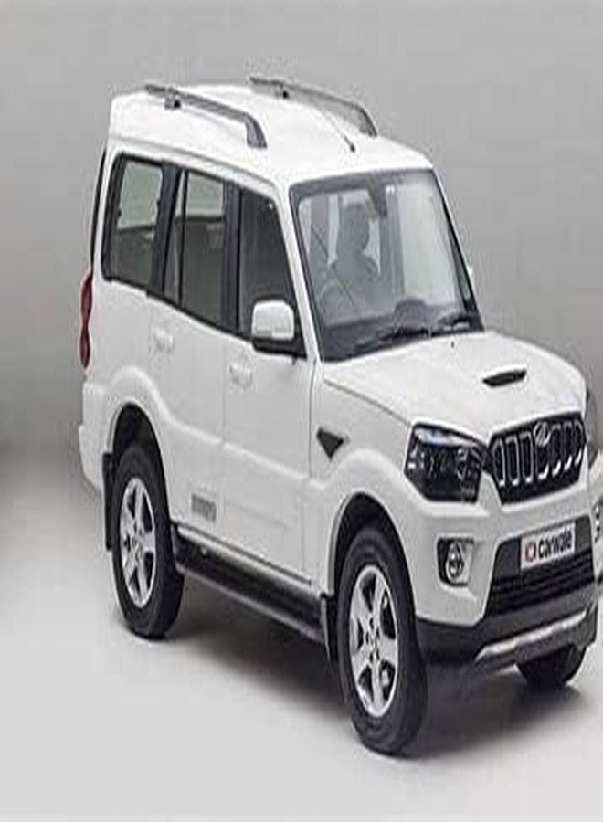 لعبة سيارة كولين أراي سكوربيو للأطفال، تعمل بالسحب للخلف، مع أبواب ومحرك وفتحة صندوق الأمتعة - 99، متعددة الألوان - Image 1